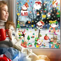 Набір новорічних наклейок на вікно Happy New Year 5 9126 20х30 см 8 листів