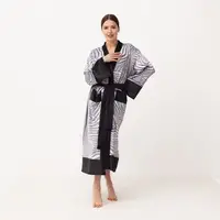 Кімоно жіноче з плюшевого велюру Kimono Luxury 18377 S