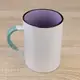 Кружка с пожеланием Birthday (белая с фиолетовым)