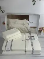 Spew Однотонное постельное белье. Евро размер. Romeo home Турция.