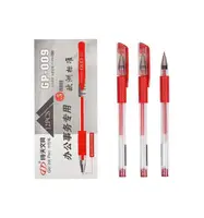Ручка красная гелевая COLOR-IT GP-009 упаковка 12 шт