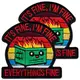 Набор шевронов 2 шт It is fine, I’m Fine Everythings Fine 7,3х7,6 см вышитый патч нашивка шеврон