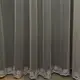 Ткань тюль фатин с вышивкой Грация V-E1 сіра