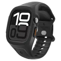 Чехол и ремешок Spigen для Apple Watch 10/ 11 (46mm) - Liquid Air Pro, Black (ACS09317)