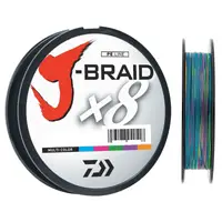 Шнур Daiwa J-Braid x8 0.13mm 8.0kg 150m multi color #1 18lbs