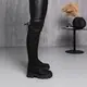 Ботфорты женские зимние Fashion Chief 3875 40 размер 25,5 см Черный