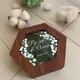 Дизайнерская деревянная шкатулка для колец с акрилом