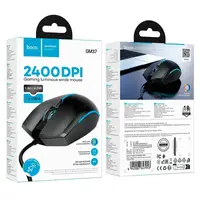 Миша HOCO Wonderful gaming luminous wired mouse GM37| 800-1200-1600-2400 dpi|