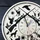 Дизайнерские круглые часы «Охота»