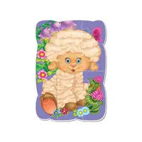 Магнитные пазлы Малыш сможет "Овечка" Vladi toys VT3301-02 А5, Укр