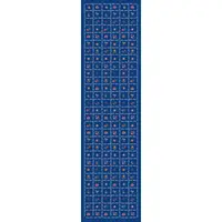 Дорожка на стол Мозаїка з квітів 150x40 см (DR_25F009)