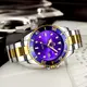 Часы мужские Megalith 0037M | Stainless Steel Link Band Blue