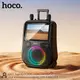 Акустика-караоке HOCO RGB outdoor karaoke BT speaker with dual microphone and display with 800p display DS71 |BT5.0, USB/AUX/TF, 60W, 3h, EQ|