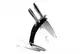 Набор ножей на подставке Vinzer Razor VZ-50112 9 предметов