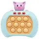 Электронная приставка Pop It консоль Quick Push Puzzle Game Fast 01-06-05(Blue) антистресс