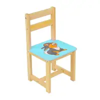 Детский стул Зайчик, дерево, высота 54 см. Blue (67036)