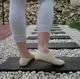 Яркие женские балетки 4-35 жёлт