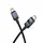 Кабель HOCO Type-C to Type-C Generous charging data cable with display X118 |1m, 60W|