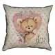 Подушка интерьерная из мешковины Love you! 45x45 см 45PHB_18L014_SE