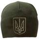 Шапка тактическая флисовая ВСУ (ЗСУ) Ranger Герб RA89531 58-61 р олива