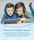 Детские проводные наушники Picun Q5 Blue Cyan