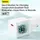 Адаптер сетевой Baseus GaN5 Fast Charger (mini) |1Type-C, 20W/3A, PD/QC|