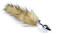 Анальна пробка (розмір S) з хвостом Boss Series - Fox TAIL Brown XL