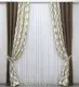 Комбинированные (2шт.1,5х2,8м.) шторы, микровелюр и бархат. Цвет мокко с шампань. Код 014дк (1036-893ш) 10-792