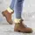 Женские зимние ботинки Fashion Taffata 1374 37 размер 23,5 см Коричневый