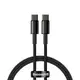 Кабель BASEUS Type-C to Type-C Tungsten Gold Fast Charging |1m, 100W, 5A| (CATWJ-01)
