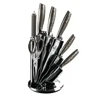 Набор кухонных ножей Berlinger Haus MetalliС Line Сarbon Edition BH-2461 8 предметов