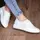 Кеды женские Fashion Amber 3116 40 размер 25,5 см Белый