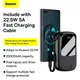 УМБ Baseus Qpow Pro Digital Display Fast Charge Power Bank (With Type-C Cable) 20000mAh |USB/Type-C/Lightning, 22.5W/5A, PD/QC| (PPQD060301)