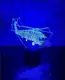 Сменная пластина для 3D ламп "Вертолет" 3DTOYSLAMP
