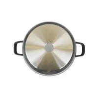 Кастрюля чугунная Биол Гранит грей K404PC 4 л 24 см