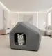 Домик для собак и котов Блиц серый №2 390х450х400
