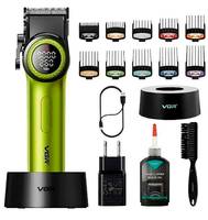 Машинка для стрижки акумуляторна VGR V-001 GREEN 10 Вт зелена