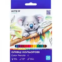 Набор цветных карандашей Kite K-057 36 цветов