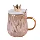Чашка стеклянная HP-407 400мл с крышкой и ложкой Tea Color