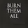 Фартук GoT "Burn them all", Черный, английский