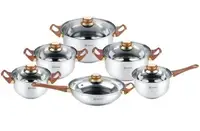 Набір каструль 12 пр RAINSTAHL RS-1230-12-WD