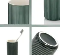 Склянка для зубних щіток Kela Ava 24425 10.5х7.5 см димчасто-синій
