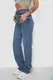 Джинсы женские Slouchy, цвет синий, 244R00414