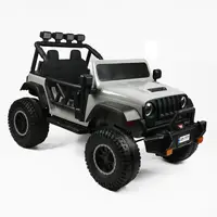 Детская машина электрическая Jeep Wrangler Rubicon RC-79/80 моторы 4*45W аккумулятор 24V7Ah пульт. Grey and Black (191586)