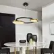Люстра светодиодная подвесная LED светильник для квартиры на потолок лэд 26748 Черный 35-150х55х80 см.
