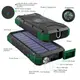 УМБ Solar power bank 20000mAh PN-W12 IPX4 |2USB/Type-C, 18W/3A, PD/QC, Qi|