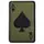 Шеврон на липучке Карта Туз Пик Ace of Spades 5х8 см вышитый патч нашивка