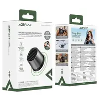 Акустика ACEFAST portable wireless speaker K8 Go IPX4 |BT6.0, Qi 15W, TWS, ENC Call|