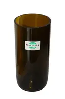 Ваза стеклянная Mazhura Vine MZ-708521 15.5х7.5 см