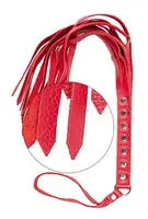 Флогер натуральная кожа Leather Floger, Red